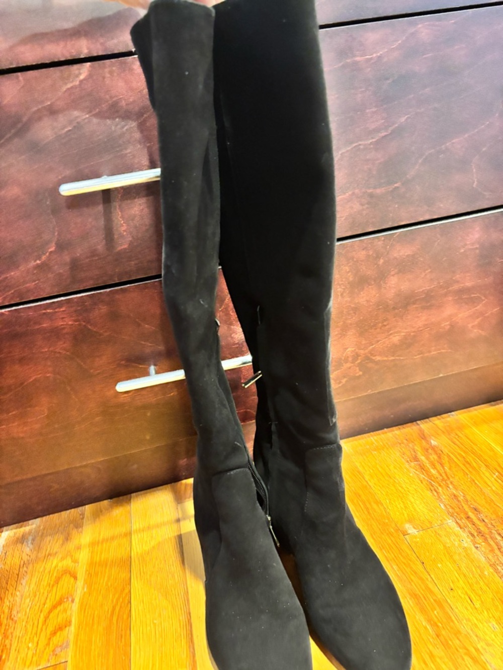 Sam Edelman Thora  Black Suede Boots